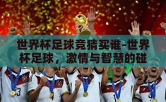 世界杯足球竞猜买谁-世界杯足球，激情与智慧的碰撞——竞猜买谁的艺术