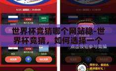 世界杯竞猜哪个网站稳-世界杯竞猜，如何选择一个可靠的网站