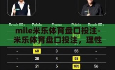 mile米乐体育盘口投注-米乐体育盘口投注，理性参与，乐享运动激情