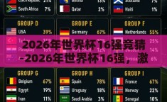 2026年世界杯16强竞猜-2026年世界杯16强，激情与预测的碰撞