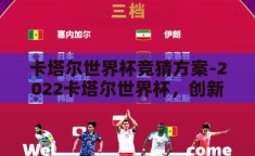 卡塔尔世界杯竞猜方案-2022卡塔尔世界杯，创新竞猜方案，点燃足球激情