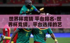 世界杯竞猜 平台排名-世界杯竞猜，平台选择的艺术与策略