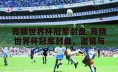 竞猜世界杯冠军封盘-竞猜世界杯冠军封盘，激情与智慧的碰撞