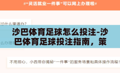 沙巴体育足球怎么投注-沙巴体育足球投注指南，策略、技巧与注意事项
