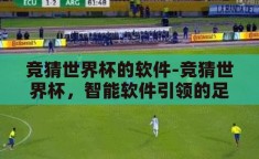 竞猜世界杯的软件-竞猜世界杯，智能软件引领的足球盛宴新体验