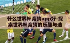 什么世界杯竞猜app好-探索世界杯竞猜的乐趣与选择，哪款App最值得一试？