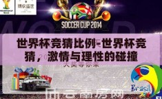 世界杯竞猜比例-世界杯竞猜，激情与理性的碰撞