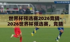 世界杯预选赛2026竞猜-2026世界杯预选赛，竞猜与激情的碰撞