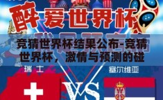 竞猜世界杯结果公布-竞猜世界杯，激情与预测的碰撞
