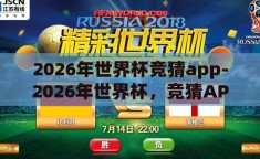 2026年世界杯竞猜app-2026年世界杯，竞猜APP的未来展望