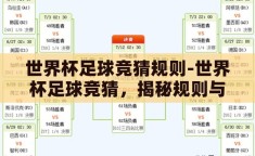 世界杯足球竞猜规则-世界杯足球竞猜，揭秘规则与乐趣