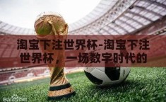 淘宝下注世界杯-淘宝下注世界杯，一场数字时代的足球狂欢与消费新风尚