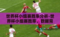 世界杯小组赛胜率分析-世界杯小组赛胜率，数据背后的策略与洞察