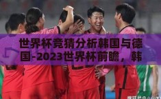 世界杯竞猜分析韩国与德国-2023世界杯前瞻，韩国VS德国——亚洲黑马与欧洲冠军的激情碰撞
