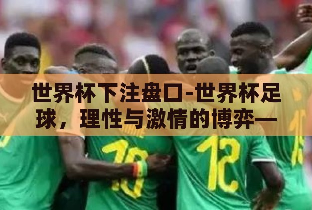 世界杯下注盘口-世界杯足球，理性与激情的博弈——下注盘口的艺术