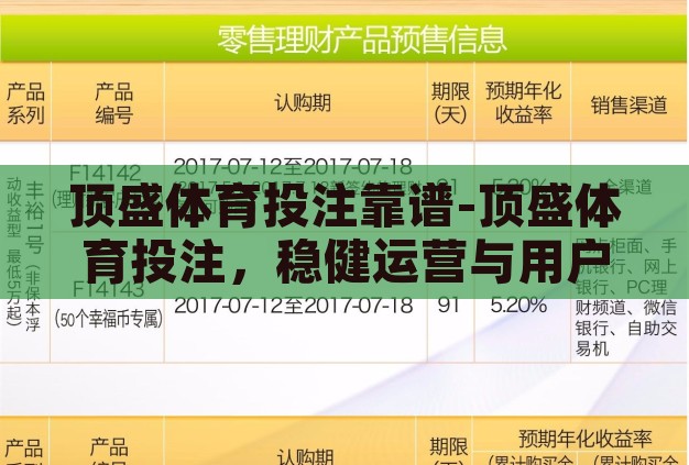 顶盛体育投注靠谱-顶盛体育投注,稳健运营与用户信赖的基石 顶盛体育投注靠谱-顶盛体育投注,稳健运营与用户信赖的基石