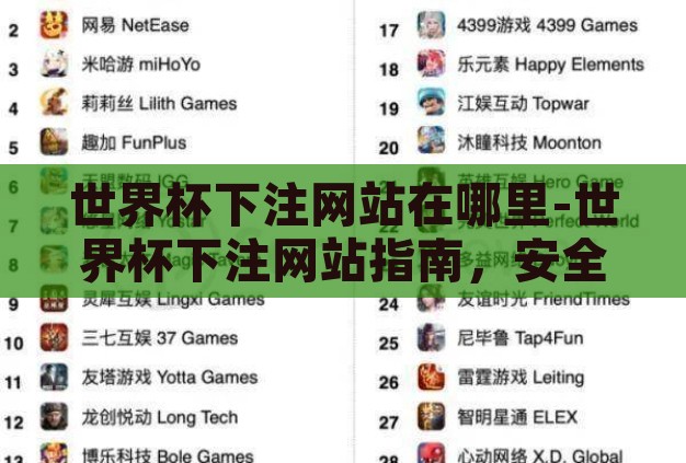 世界杯下注网站在哪里-世界杯下注网站指南，安全与合法性考量