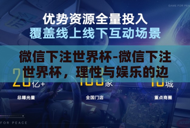 微信下注世界杯-微信下注世界杯，理性与娱乐的边界探索